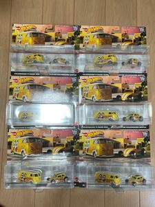 Hot Wheels PREMIUM 2CARPACK VOLKSWAGEN T1 PANEL BUS VOLKSWAGEN BEETLE ワーゲン パネルバス ビートル 6セット