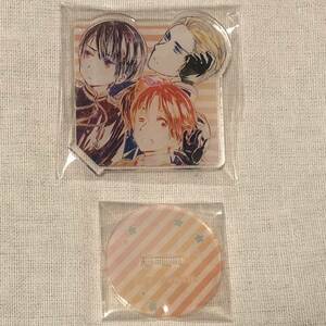  Hetalia Ani-Art acrylic fiber stand . axis Japan Germany Italy World*Stars axe ta