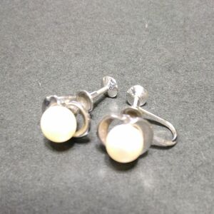 MIKIMOTO ミキモト シルバー パール 7.1mm イヤリング