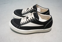 極美品 国内正規23AW Rick Owens リックオウエンス DRKSHDW ダークシャドウ VINTAGE SNEAKS ヴィンテージ スニーカー DU02C5803 DO本物303O_画像3