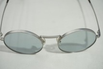 極美品 正規 VALENTINO ヴァレンティノ メタル ラウンド サングラス 眼鏡 ロックスタッズ オーバル VA2024 シルバー 1024N_画像4