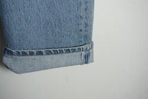 美品 90s ビンテージ Levi's リーバイス 501 501-0193 デニム パンツ ジーンズ レギュラー アイスブルー USA製 96年製 W38×L30 324O12_画像4