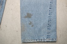 美品 80～90s ビンテージ Levi's リーバイス 501 デニム パンツ ジーンズ レギュラー 股割り USA製 93年製 W32×L32 324O23▲_画像9