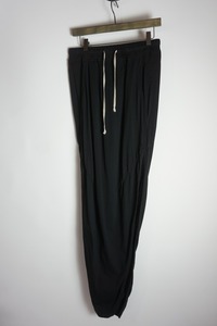 美品 正規 19AW RICK OWENS リックオウエンス DRKSHDW ダークシャドウ コットン ロング マキシ スカート DS19F6341-RN 黒XS本物1226N