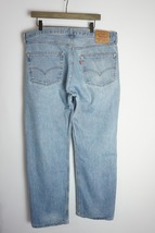 美品 90s ビンテージ Levi's リーバイス 501 501-0193 デニム パンツ ジーンズ レギュラー アイスブルー USA製 96年製 W38×L30 324O12_画像2