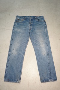 美品 90s ビンテージ Levi's リーバイス 501 501-0000 デニム パンツ ジーンズ レギュラー 股割り USA製 95年製 W36×L32 324O24▲