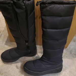 THE NORTH FACE スノーブーツ ロングブーツ ブラック 黒 ブーツ　24