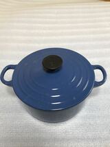 LE CREUSET ルクルーゼ 両手鍋 鉄鍋 18cm 1.9L 調理器具 中古品_画像3