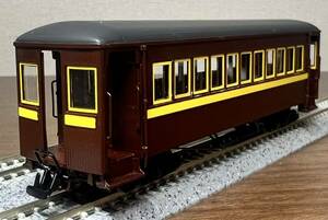  Toro ko model 1/80 9mm narrow . castle railroad ho is 2bogi- passenger car 