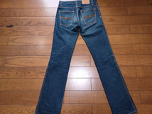 Nudie Jeans w30(平置き38.5cm) Low SLIM JIM　送230円可能　イタリア製　綿100%_画像2