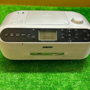 SONY CDラジオ メモリーレコーダー ZS-R100CP通電確認済ソニー CDラジカセ 