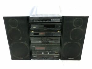 1000円スタート システムコンポ KENWOOD ケンウッド X-7WR/A-7R/GE-910/P-7R/T-7R/DP-7R/スピーカー DG7 一部通電のみ確認済み 2 WW8046