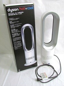 1000円スタート ファンヒーター dyson hot＋cool ダイソン AM05 ホワイト 白 空調機 2017年製 通電動作確認済 箱 取説付 2 W9019