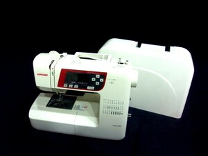 1000円スタート ミシン JANOME ME830 Model 808 ジャノメ ハンドクラフト 手工芸 通電確認済み ケース付 2 ミシンC1028