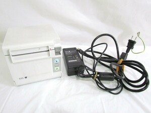 1000円スタート プリンター POSレジ用 セイコーインスツル SII Thermal Printer RP-D10 白 ホワイト 通電確認済 2 W9010