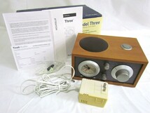 1000円スタート ラジオ Tivoli Audio チボリオーディオ Model Three FM/AM 木製 通電動作確認済 箱 取扱説明書付き 12 △T9010_画像1