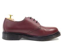 即決 Hawkins 26.5cm 3EYE SHOE ホーキンス メンズ RED ボルドー 本革 プレーントゥ 3ホールシューズ レースアップ 本皮 革靴 紳士靴 _画像3