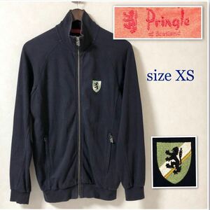 # хорошая вещь #Pringle of Scotland Pringle ob Scotland спортивная куртка size XS полный Zip нашивка черный 