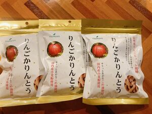 【大人気商品】TSURUYA ツルヤオリジナル　りんごかりんとう　3袋セット　送料込み