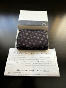 ★訳有　新品未使用　未使用★Mercedes Benz メルセデスベンツ　リアエンブレム柄 コインケース　小銭入れ 　カードケース　ノベルティ