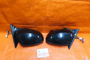 BY7021 operation OK Nissan NJ50/J50 Skyline / crossover door mirror / side mirror left right set / original black KH3 / camera attaching * scratch 