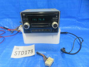 STD178　保証付/スバル BE5 BE9 BH5 BH9 レガシィ 純正/mcIntoshオーディオ ヘッドユニット/CDMDデッキPF-40251