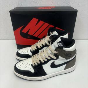 NIKE AIR JORDAN 1 HIGH OG Dark Mocha 555088-105 size 8.5 美品 ナイキ エアジョーダン1 AJ1 ハイ ダークモカ スニーカー 26.5cm