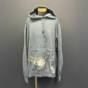 GALLERY DEPT LOGO PAINT Hoodie ギャラリーデプト ロゴ プリント フーディー size XL メンズ ストリート