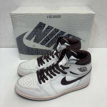 A Ma Maniere × NIKE AIR JORDAN 1 RETRO HIGH OG Sail and Burgundy DO7097-100 size 10.5 アママニエール ナイキ エアジョーダン1 AJ1_画像1