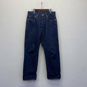 H.UNIT Raw Denim Regular Tapered 5P エイチユニット ロウ デニム レギュラー テーパード 5P size 1 インディゴ 長ズボン