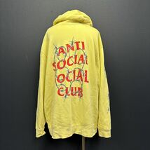 ANTI SOCIAL SOCIAL CLUB 有刺鉄線 プルオーバーパーカー フーディー size XL アンチソーシャルソーシャルクラブ スウェット スエット_画像1