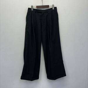 DIOR HOMME WOOL Slacks 133O151A1874 ディオール オム ウール スラックス 133O151A1874 size 46 ブラック