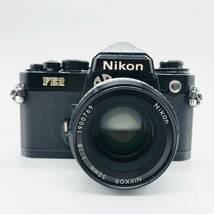 【１円スタート】Nikon ニコン FE2 ＋ NIKKOR Ai 50mm f1.8 フィルムカメラ シャッター、露出計、シャッタースピードOK _画像3