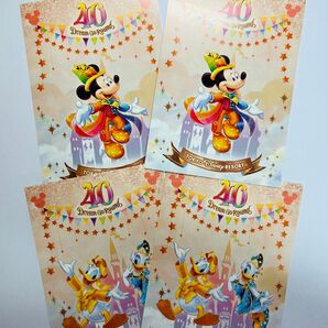 ディズニー40周年 ポストカード【4枚】