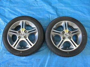 ※2本●ゼストスポーツ純正アルミ●165/55R14●14×4.5J +45●ハブ径56mm●4H PCD100●2021年 7分山タイヤ オートバックス●ライフ等●中古