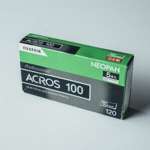 Fujifilm Neopan 100 Acros white black nega film 120 5ps.@ pack expiration of a term (01/2019)