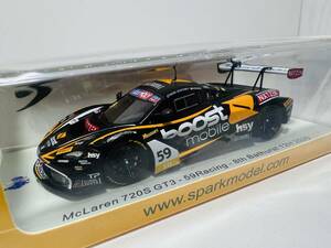 スパーク spark 1/43 McLaren 720S GT3 No.59 59Racing 8th Bathurst 12H 2020 D. Storey - F. Ross F. Ross【AS055】
