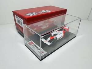 Makeup EIDOLON 1/43 Mclaren Honda MP4/4 MonacoGP Practice 1988 No.12 A.Senna