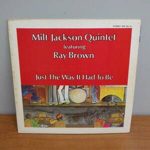 LP レコード ミルト・ジャクソン ジャスト・ザ・ウェイ MILT JACKSON JUST THE WAY IT HAD TO BE IMP-88121