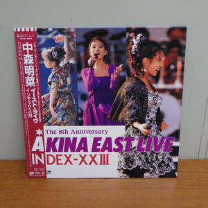 LD 中森明菜 East Live Index-XXIII イースト・ライヴ インデックス 23 75L6-8061