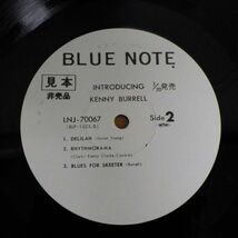 LP レコード KENNY BURRELL ケニー・バレル introducing イントルデューシング LNJ-70067 BLUE NOTE_画像4