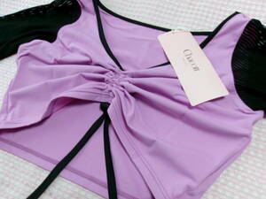 * tea cot [ new goods ] tops /M/ Dance ballet / pink × black /Y8.800*