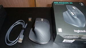 【使用5分】Logicool ロジクール MX Master 3S Advanced Wireless Mouse MX2300GR [グラファイト] ワイヤレスマウス