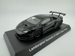 1/64 京商 サンクス　ランボルギーニ ウラカン LP 620-2 スーパートロフェオ　黒　ブラック