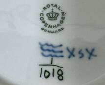 【GY-6349TY】ROYAL COPENHAGEN ロイヤルコペンハーゲン レース風 花柄 丸皿 大皿 お皿 食器 インテリア コレクション 高級_画像8