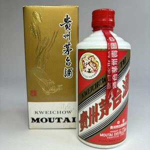 未開栓 貴州茅台酒 マオタイ酒 天女ラベル 重量772g 375ml 53% 1992年 箱付き 陶器 白酒 KWEICHOW MOUTAI 中国酒 紹興酒 古酒