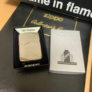 ZIPPO ジッポー 1941 REPLICA 41レプリカ VINTAGE DAMAGE ビンテージ ダメージ加工 2016年製 未使用