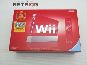 Wii本体 レッド スーパーマリオ25周年仕様 Wii