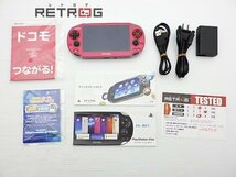 PlayStation Vita本体 3G/Wi-Fiモデル（PSVITA本体 PCH-1100 AB03/コズミック・レッド） PS Vita_画像3