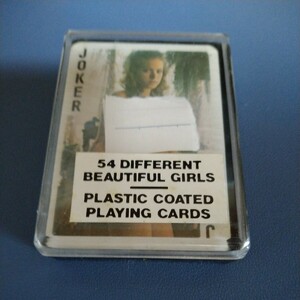 54 Different Beautiful Girls Plastic Coated Playing Cards ヌードトランプ　未開封